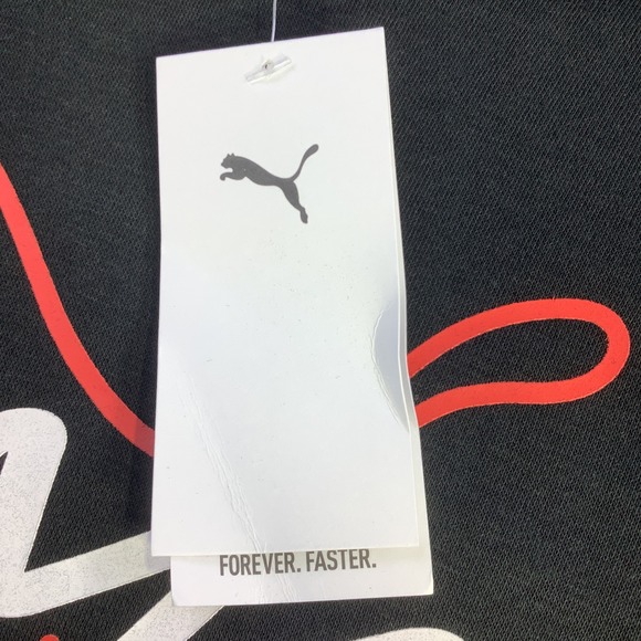 Puma Kids Black Pullover Hoodie & Track Pants Set Loungewear‎ Size M NWT - Picture 4 of 16